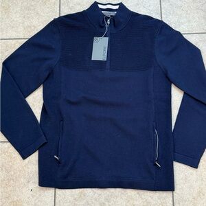 G/FORE Wind Breaker Merino  Wool quarter zip pullover